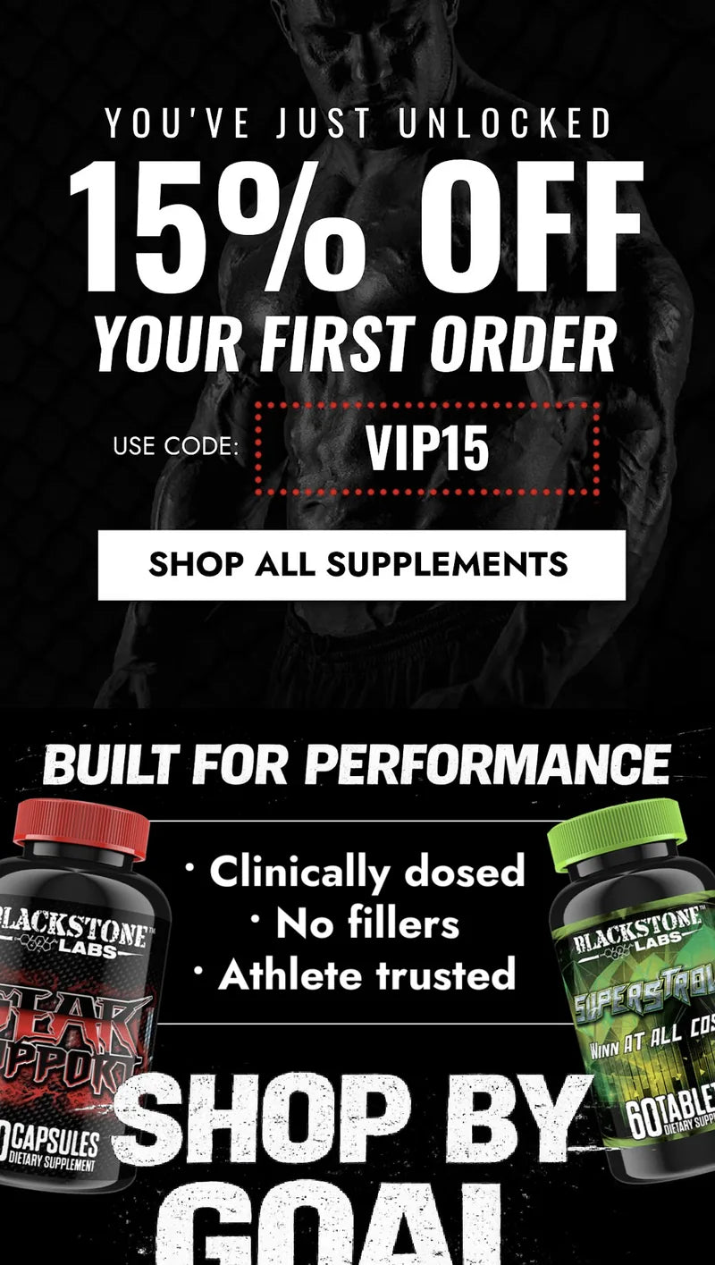 Blackstone Labs email design, welcome offer